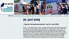 Tag der Verkehrssicherheit am 20. Juni 2009